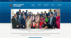 Desktop Screenshot of hinduforum.eu